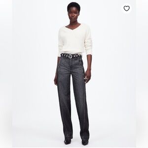 Madewell Black Barrel Leg Jeans Timeless Style